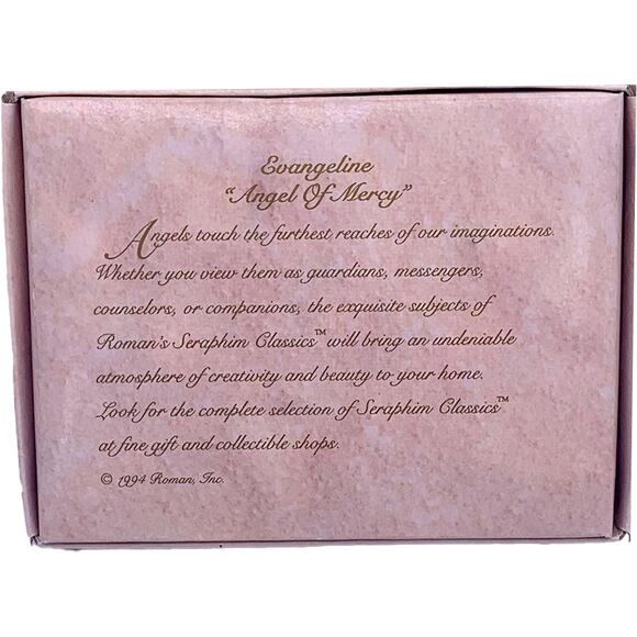 1994 Roman Inc. Seraphim Classics EVANGELINE Angel of Mercy Ornament in Box - Picture 2 of 6